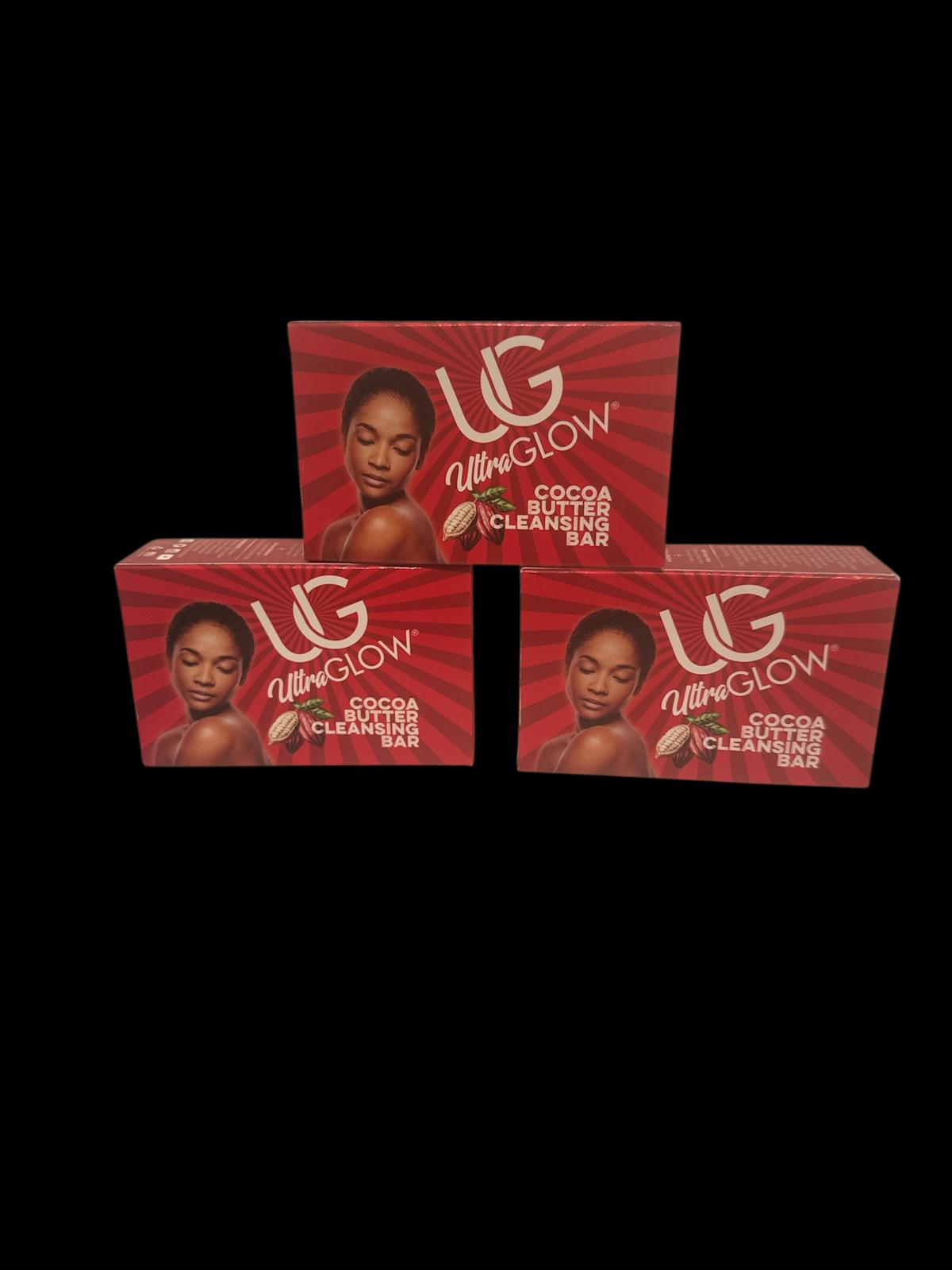 Ultra Glow olive oil soap Pack of 3 Red and green