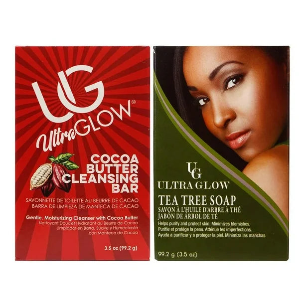 Ultra Glow olive oil soap Pack of 3 Red and green