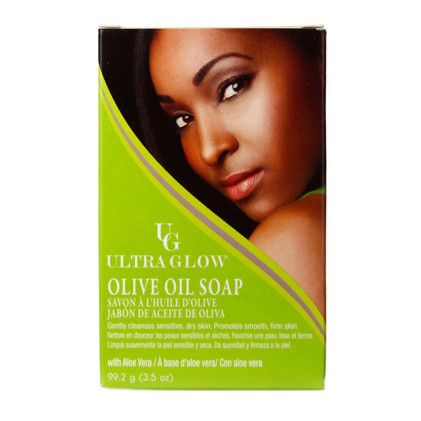 Ultra Glow olive oil soap Pack of 3 Red and green